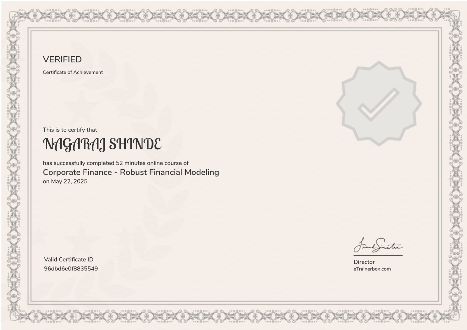 Corporate Finance - Robust Financial Modeling